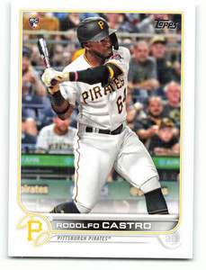 2022 Topps #85 Rodolfo Castro NM-MT RC Rookie Pittsburgh Pirates 