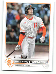 2022 Topps #103 MIke Yastrzemksi NM-MT San Francisco Giants 