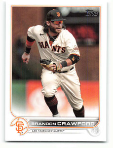 2022 Topps #117 Brandon Crawford NM-MT San Francisco Giants 