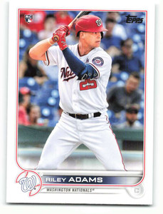 2022 Topps #158 Riley Adams NM-MT RC Rookie Washington Nationals 
