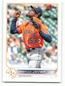 2022 Topps #211 Cristian Javier NM-MT Houston Astros 