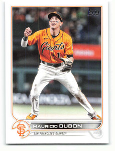 2022 Topps #246 Mauricio Dubon NM-MT San Francisco Giants 