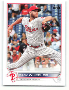 2022 Topps #249 Zack Wheeler NM-MT Philadelphia Phillies 