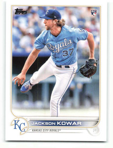 SOLD 155592 2022 Topps #264 Jackson Kowar NM-MT RC Rookie Kansas City Royals 