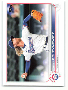 2022 Topps #293 Mike Foltynewicz NM-MT Texas Rangers 