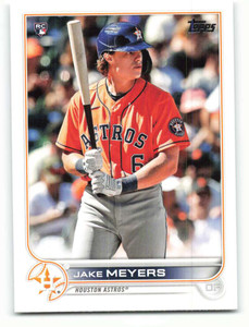 2022 Topps #295 Jake Meyers NM-MT RC Rookie Houston Astros 
