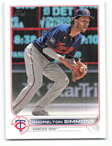 2022 Topps #306 Andrelton Simmons NM-MT Minnesota Twins 