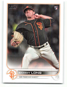 2022 Topps #308 Sammy Long NM-MT RC Rookie San Francisco Giants 