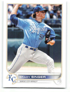 2022 Topps #313 Brady Singer NM-MT Kansas City Royals 