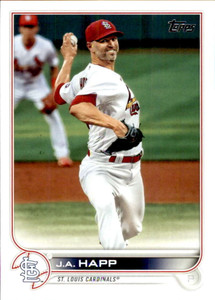 2022 Topps #334 J.A. Happ NM-MT St. Louis Cardinals 