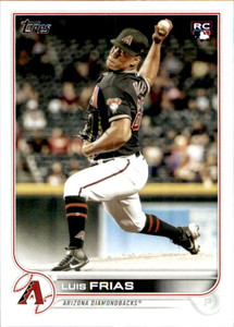 2022 Topps #338 Luis Frias NM-MT RC Rookie Arizona Diamondbacks 