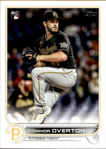 2022 Topps #339 Connor Overton NM-MT RC Rookie Pittsburgh Pirates 