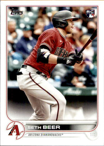 2022 Topps #345 Seth Beer NM-MT RC Rookie Arizona Diamondbacks 
