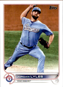 2022 Topps #376 Jordan Lyles NM-MT Texas Rangers 
