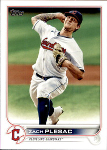 2022 Topps #377 Zach Plesac NM-MT Cleveland Guardians 