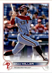 2022 Topps #384 Brad Miller NM-MT Philadelphia Phillies 