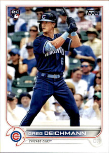 2022 Topps #395 Greg Deichmann NM-MT RC Rookie Chicago Cubs 