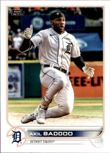 2022 Topps #402 Akil Baddoo NM-MT Detroit Tigers 