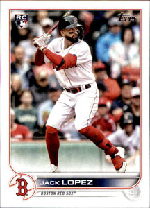 2022 Topps #418 Jack Lopez NM-MT RC Rookie Boston Red Sox 