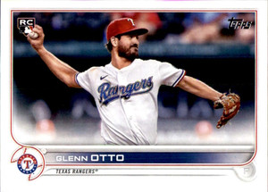 2022 Topps #437 Glenn Otto NM-MT RC Rookie Texas Rangers 