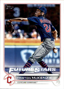 2022 Topps #470 Triston McKenzie NM-MT Cleveland Guardians 