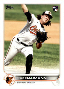 2022 Topps #502 Mike Baumann NM-MT RC Rookie Baltimore Orioles 