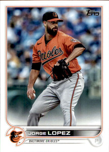 2022 Topps #552 Jorge Lopez NM-MT Baltimore Orioles 