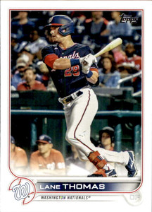 2022 Topps #555 Lane Thomas NM-MT Washington Nationals 