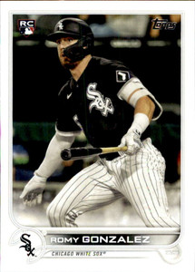2022 Topps #595 Romy Gonzalez NM-MT RC Rookie Chicago White Sox 