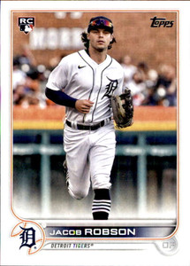 2022 Topps #623 Jacob Robson NM-MT RC Rookie Detroit Tigers 