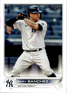 2022 Topps #625 Gary Sanchez NM-MT New York Yankees 
