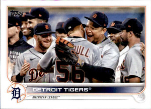 2022 Topps #640 Detroit Tigers NM-MT Detroit Tigers 