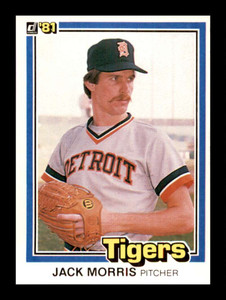 1981 Donruss #127 Jack Morris NM-MT Detroit Tigers 