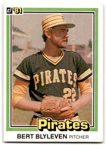 1981 Donruss #135 Bert Blyleven NM-MT Pittsburgh Pirates 