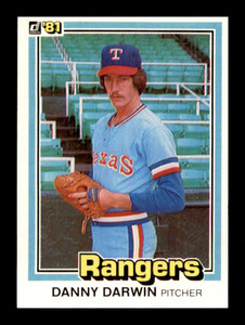 1981 Donruss #147 Danny Darwin NM-MT Texas Rangers 