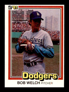 1981 Donruss #178 Bob Welch NM-MT Los Angeles Dodgers 