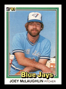 1981 Donruss #271 Joey McLaughlin NM-MT Toronto Blue Jays 