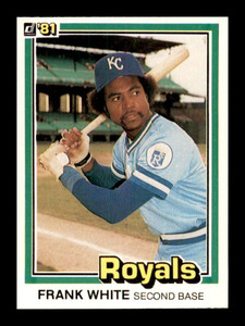 1981 Donruss #340 Frank White NM-MT Kansas City Royals 