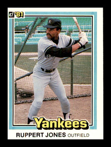 1981 Donruss #349 Ruppert Jones NM-MT New York Yankees 