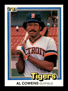 1981 Donruss #369 Al Cowens NM-MT Detroit Tigers 