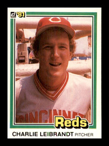 1981 Donruss #421 Charlie Leibrandt NM-MT RC Rookie Cincinnati Reds 