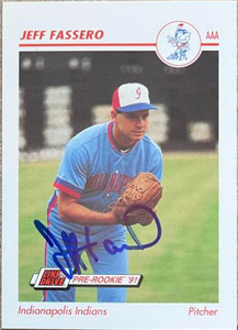 Jeff Fassero Autographed 1991 Line Drive AAA #183 