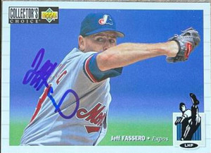 Jeff Fassero Autographed 1994 Collector's Choice #98