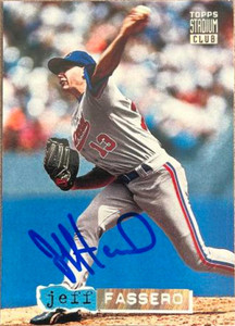 Jeff Fassero Autographed 1994 Stadium Club Golden Rainbow #379