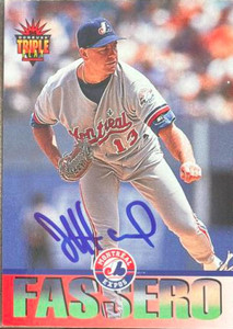 Jeff Fassero Autographed 1994 Triple Play #93