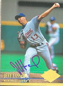 Jeff Fassero Autographed 1994 Fleer Ultra #225