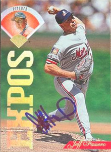 Jeff Fassero Autographed 1995 Leaf #53