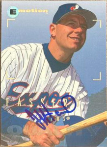 Jeff Fassero Autographed 1995 SkyBox E-Motion #151