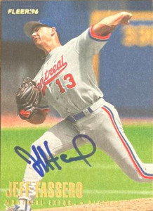 Jeff Fassero Autographed 1996 Fleer #455