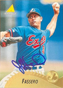 Jeff Fassero Autographed 1997 Pinnacle #10